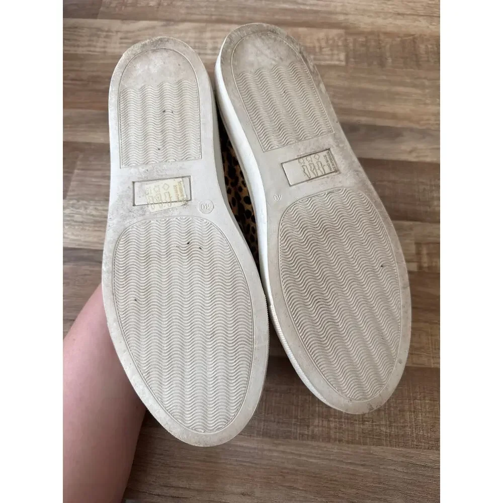 Chatelles Paris Leo Savannah Cheetah Print Fur Sneakers size 40 - Picture 4 of 4